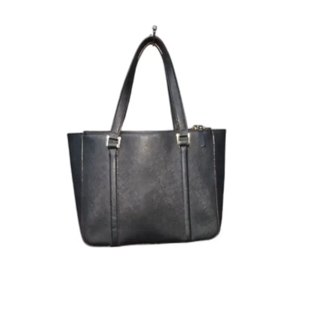 Kate Spade New York Newbury Lane Cadene Black Leather Satchel Bag 12